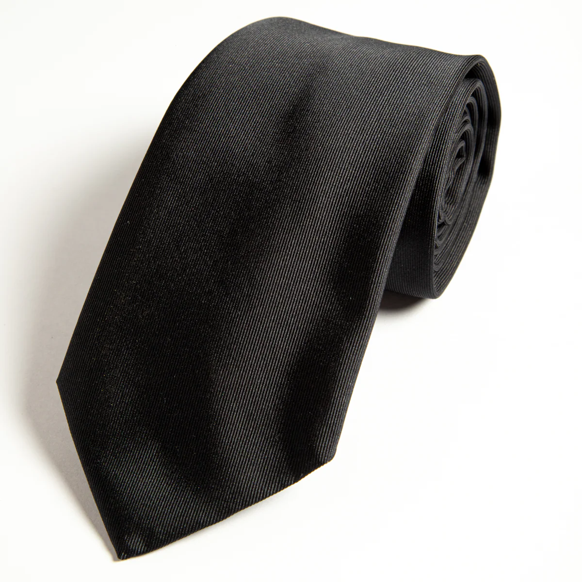 Corbata jacquard Twill azul oscuro