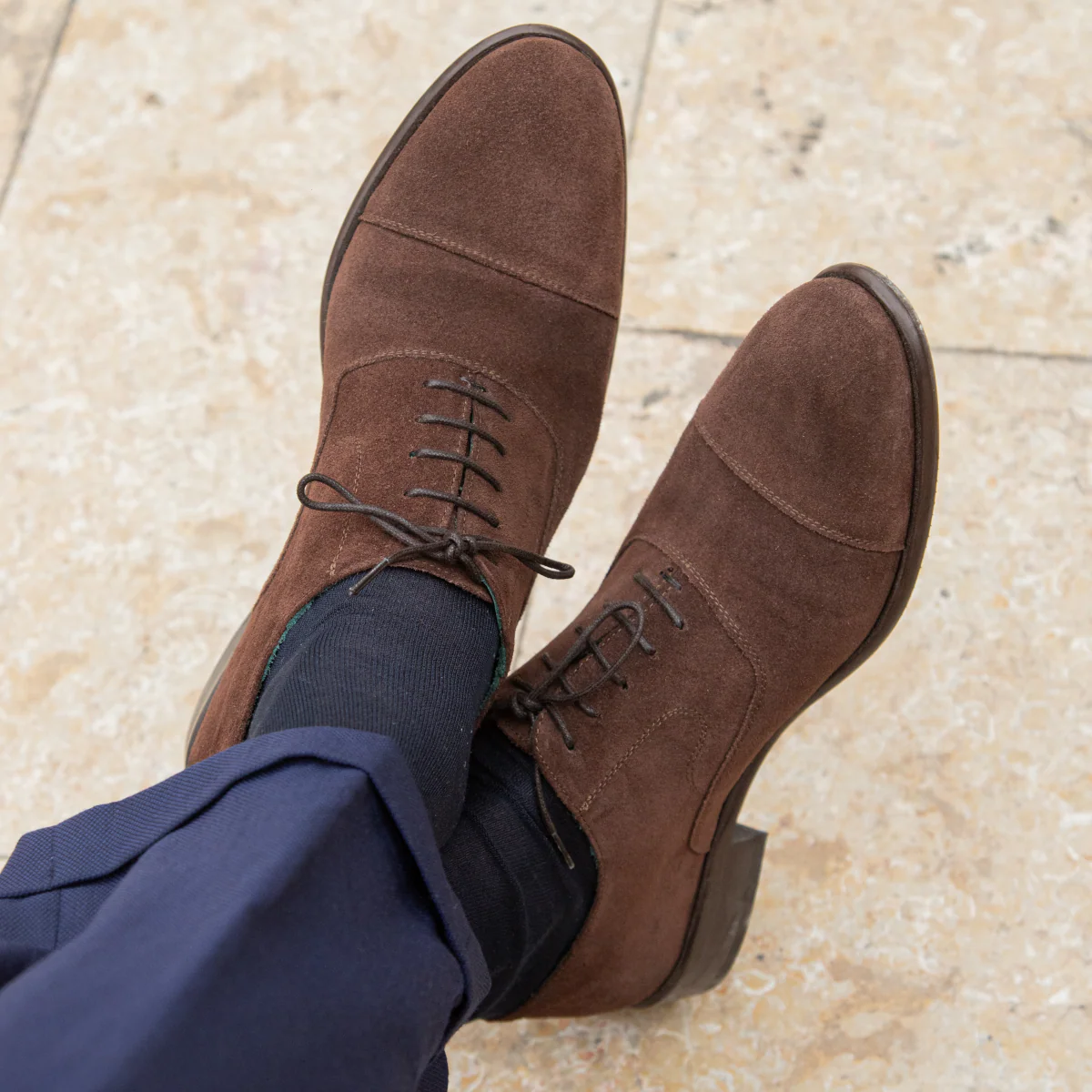 Zapatos Oxford de serraje - Image 2