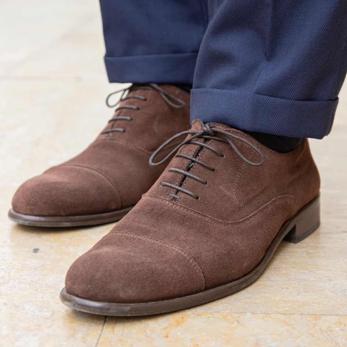 Zapatos Oxford de serraje - Image 4